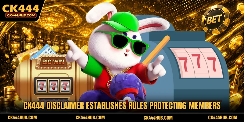 CK444 Disclaimer establishes rules protecting members