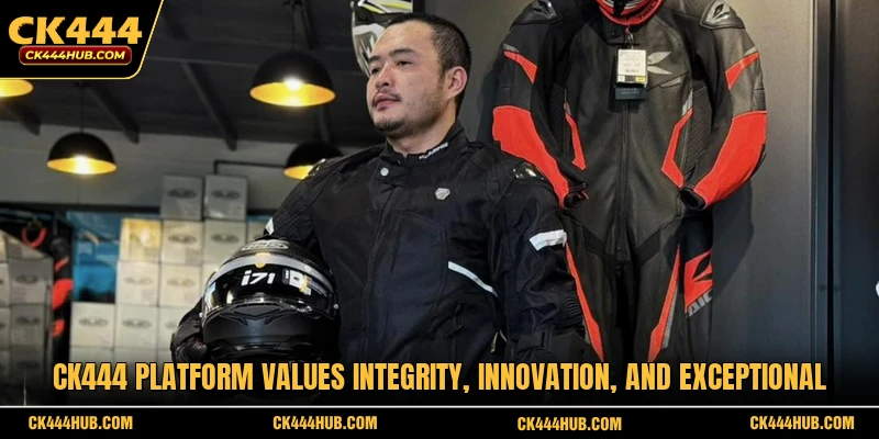 CK444 platform values integrity, innovation, and exceptional
