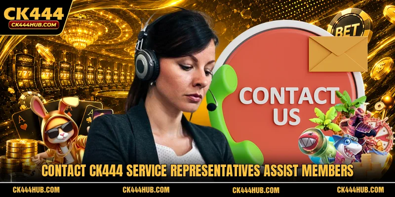 Contact CK444 service representatives assist members