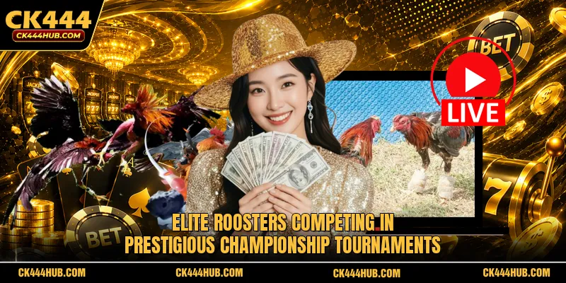 Elite roosters competing in prestigious championship tournaments