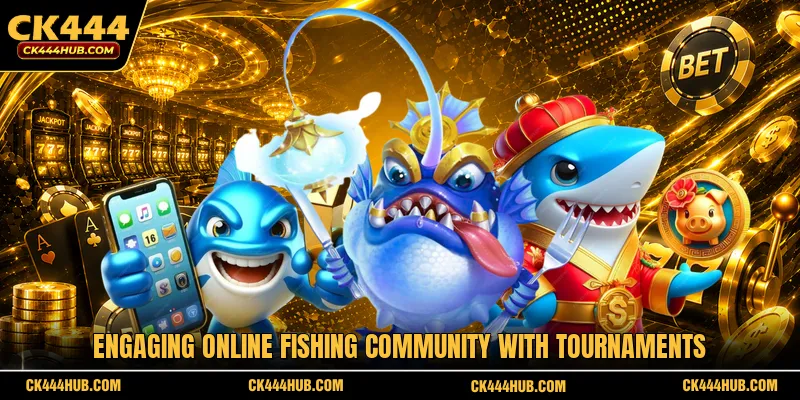 Engaging online fishing community with tournaments