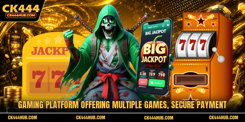 CK444 38 Gaming platform offering multiple games, secure payment,