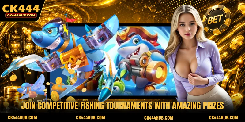 Join competitive fishing tournaments with amazing prizes