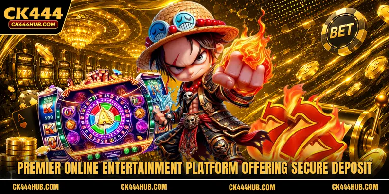 Premier online entertainment platform offering secure deposit