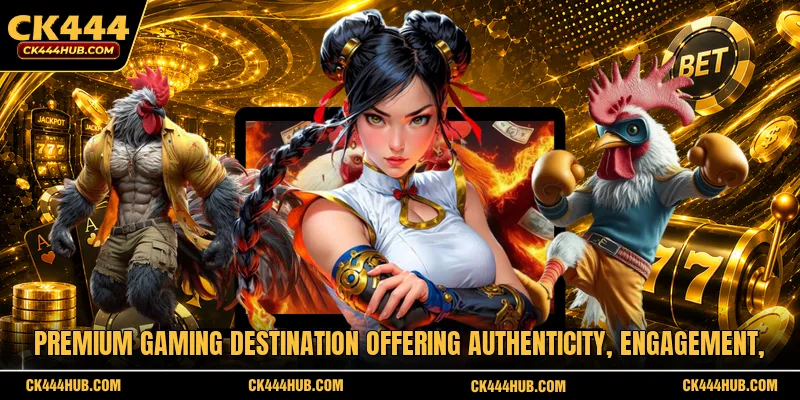 Premium gaming destination offering authenticity, engagement,