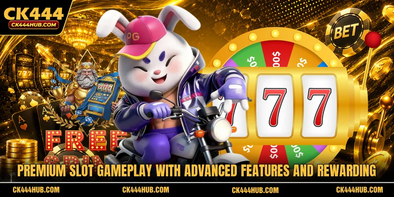 Premium slot gameplay with advanced features and rewarding