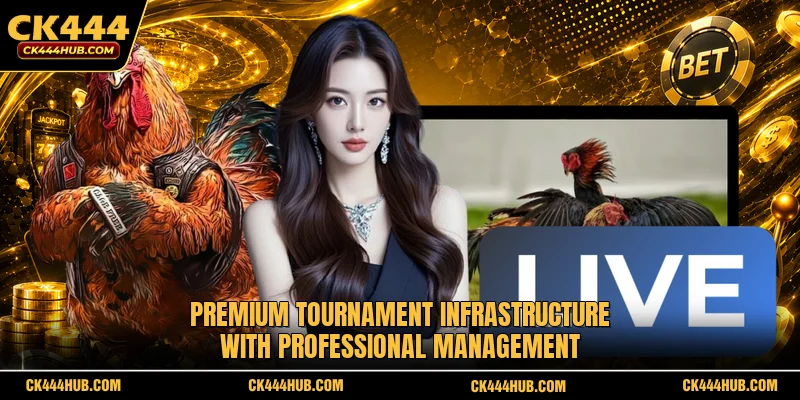 Premium tournament infrastructure with professional management