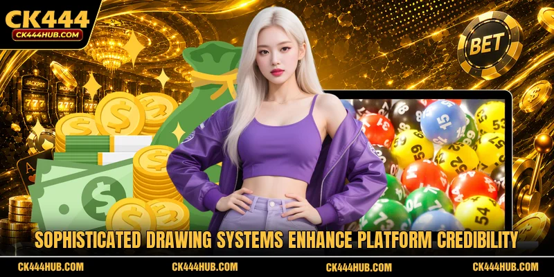 Sophisticated drawing systems enhance platform credibility