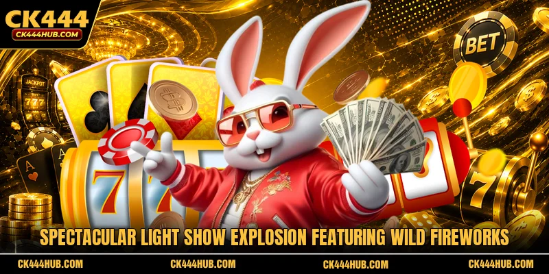 Spectacular light show explosion featuring Wild Fireworks
